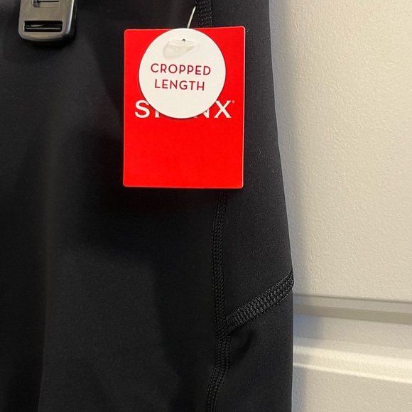 Spanx Cropped Icon Leggings in Very Black NWT Size 1X - Picture 3 of 6